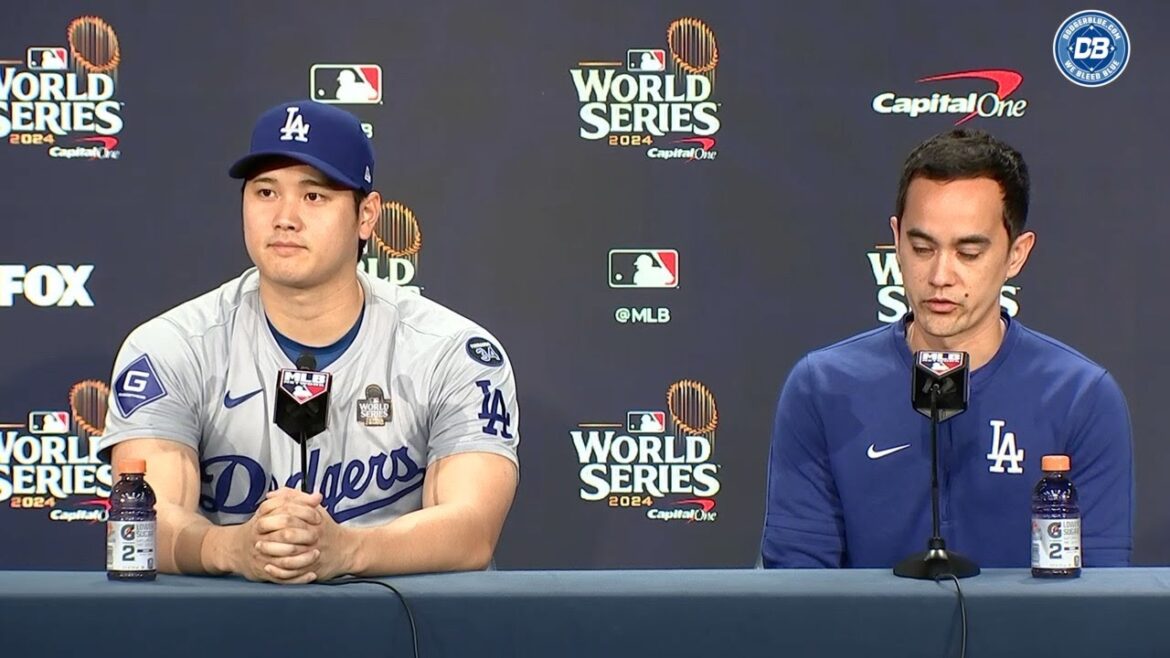 Série mondiale 2024 : Shohei Ohtani explique le port d'un appareil pour l'épaule gauche et évoque une éventuelle intervention chirurgicale