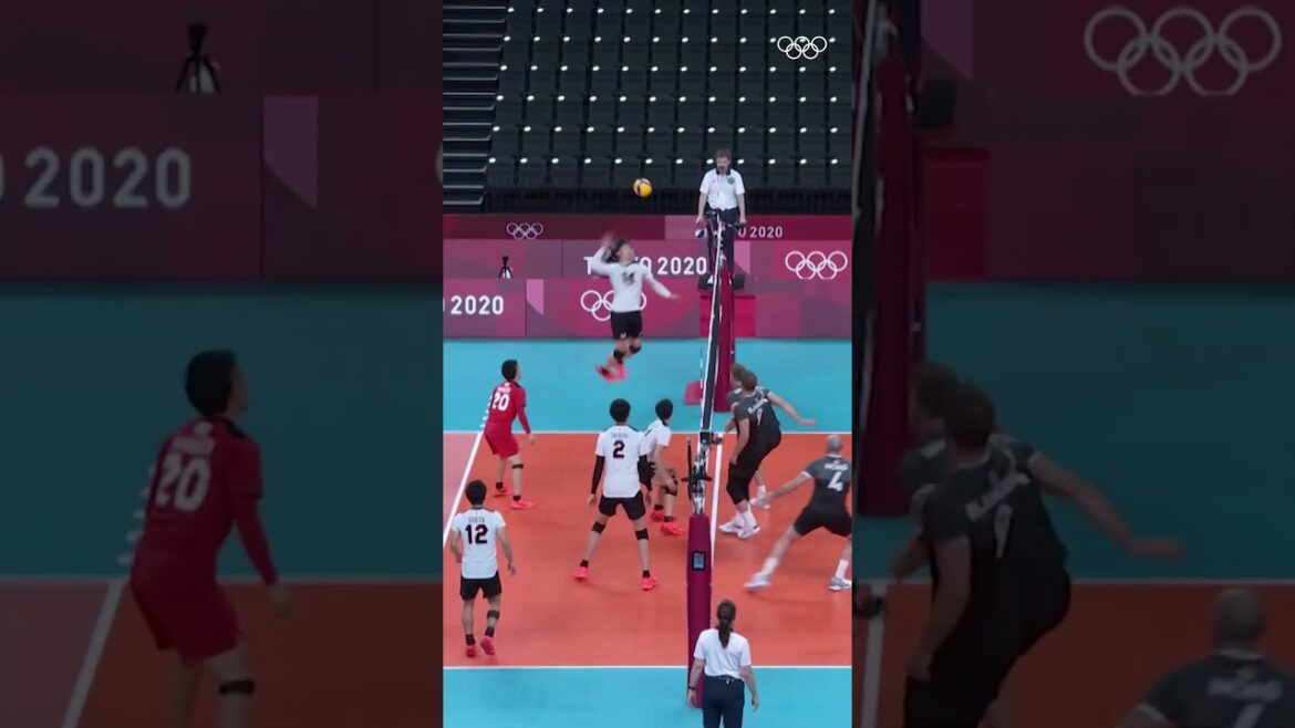 Est-ce le live-action de "Haikyuu !! » ? 👀🏐Japon contre Canada #Tokyo2020