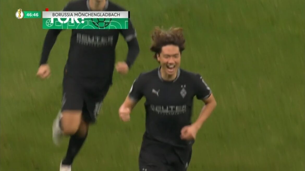 But de Ko Itakura | Francfort contre Mugratbach 1-1 Faits saillants | DFB Pokal 2024/25