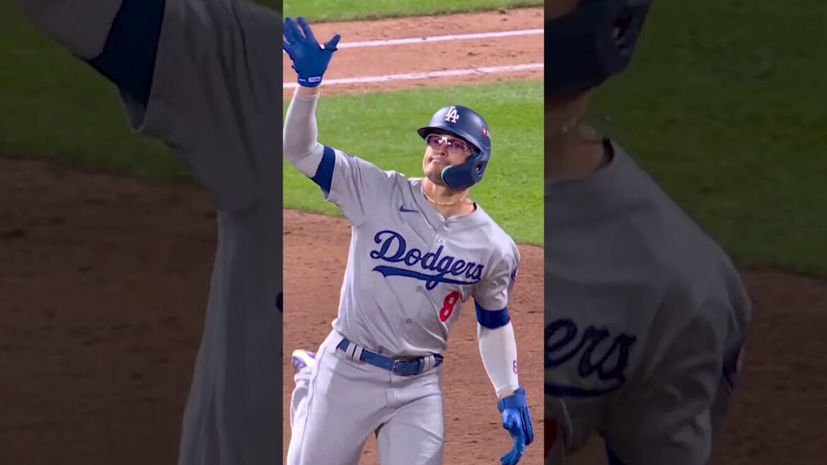 Shohei Ohtani était HYPED lors du home run de Kiké Hernández #MLB #Dodgers #baseball #mets