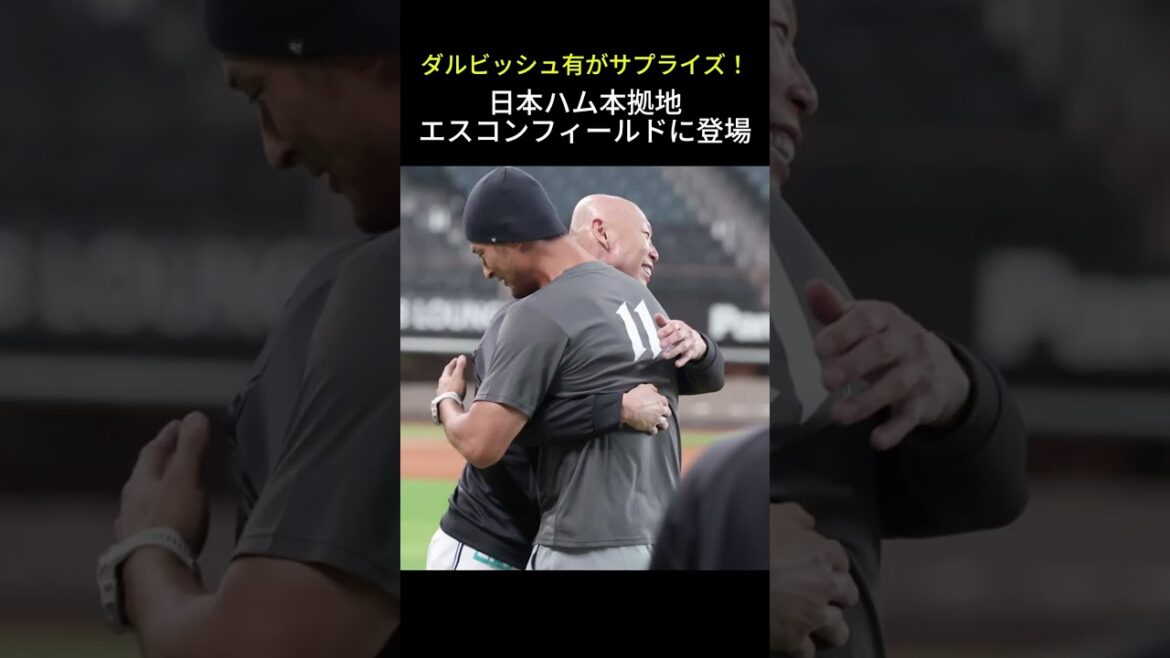 Yu Darvish fait une visite surprise au port d'attache de Nippon Ham, Escon Field ! 【base-ball】