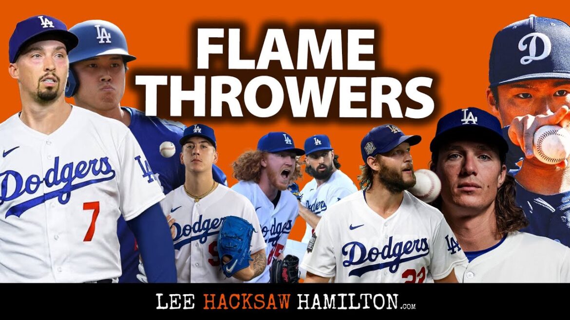 Lanceurs des Dodgers : Blake Snell, Tyler Glasnow, Yoshinobu Yamamoto, Shohei Ohtani, Roki Sasaki