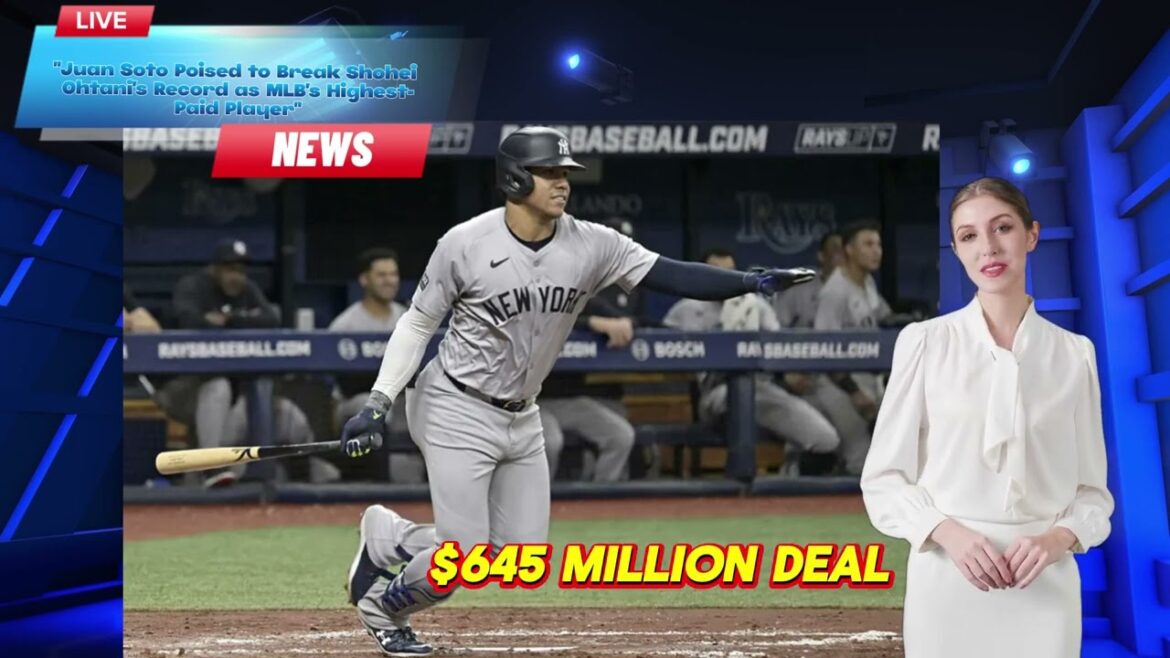 "Juan Soto s'apprête à battre le record de Shohei Ohtani en tant que joueur le mieux payé de la MLB"