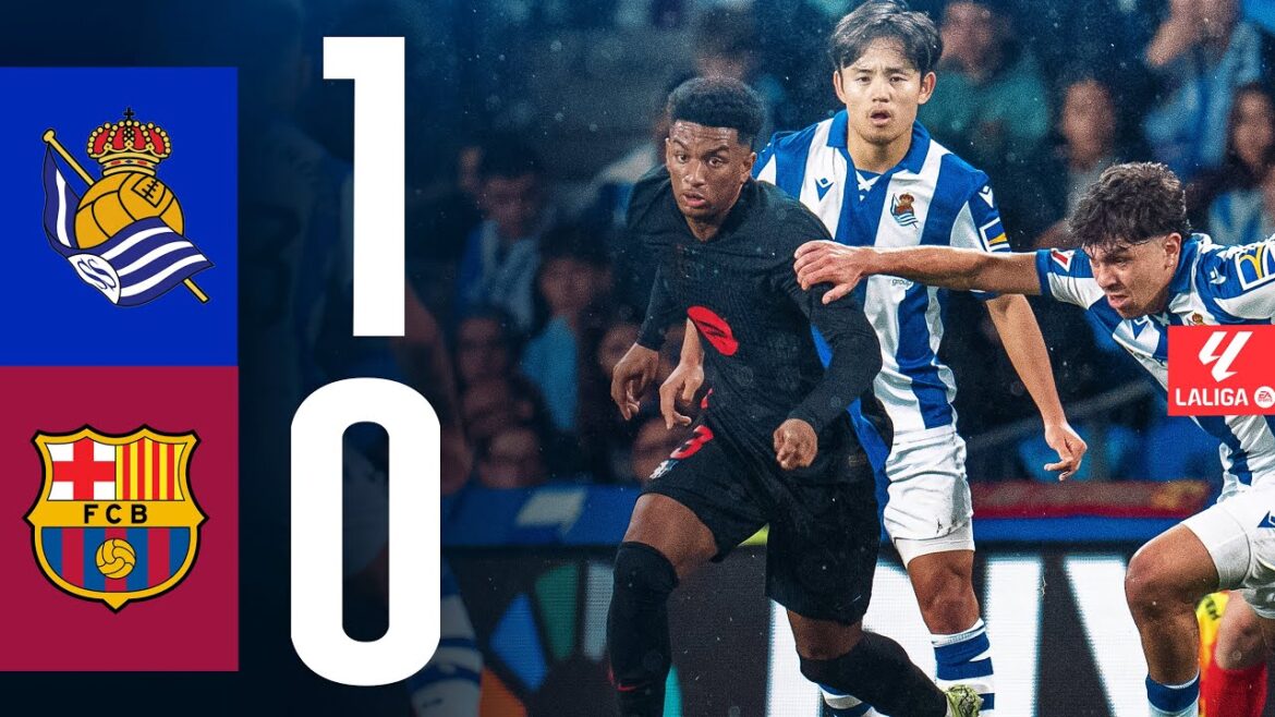 REAL SOCIEDAD 1 contre 0 FC BARCELONE | LALIGA 2024/25 MD13