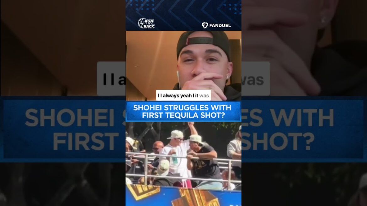 Jack Flaherty CONVAINC Shohei Ohtani de prendre une photo de tequila !