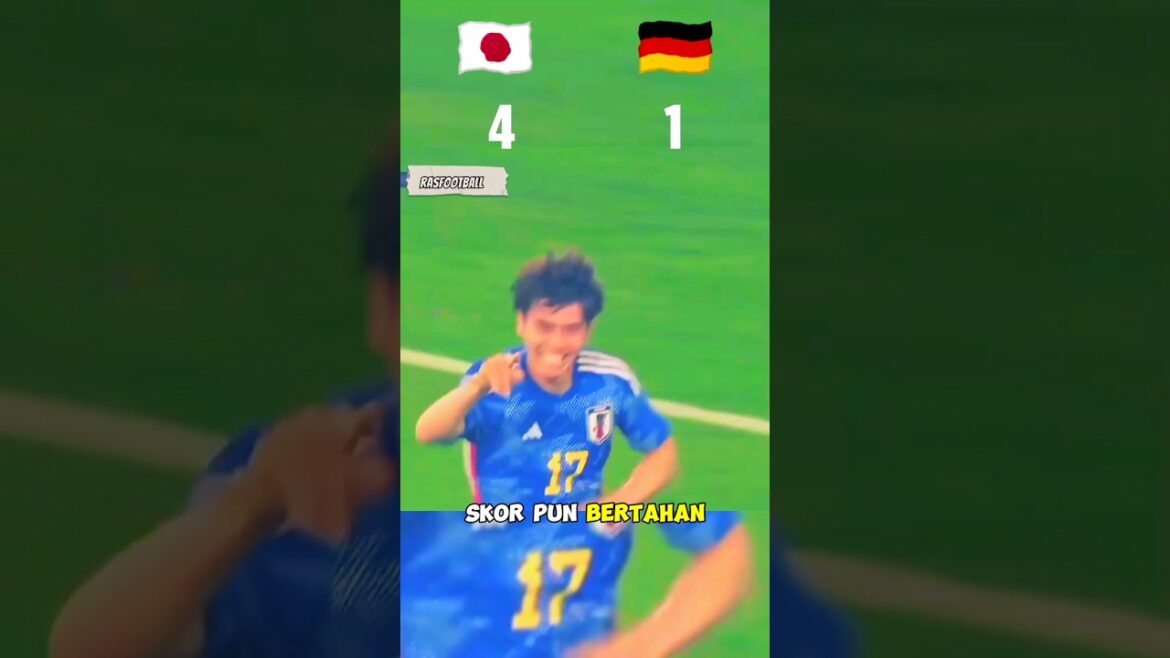 Quand l'équipe nationale japonaise est devenue un cauchemar allemand 🥶 ! #football #japon #allemagne #équipenationale #ballon