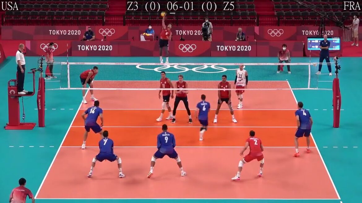 Volleyball États-Unis – France Incroyable match complet des Jeux olympiques de Tokyo Volleyball États-Unis - France Incroyable match complet des Jeux olympiques de Tokyo