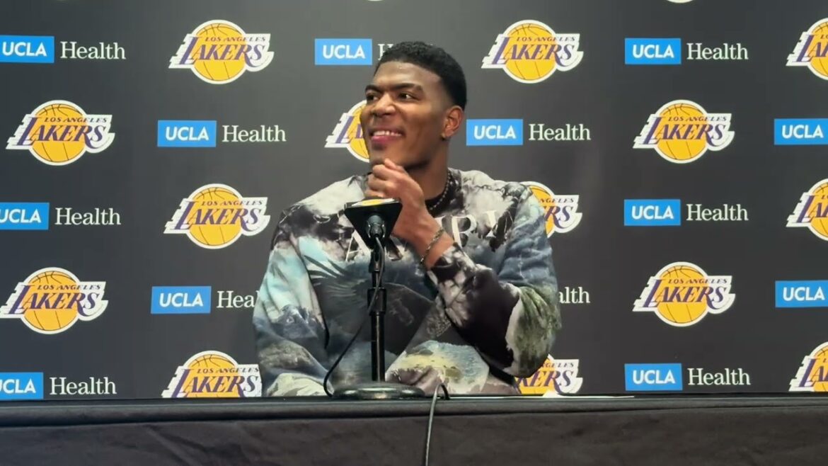 Rui Hachimura parle de la grande soirée de la victoire des Lakers contre les Blazers en présence de Shohei Ohtani
