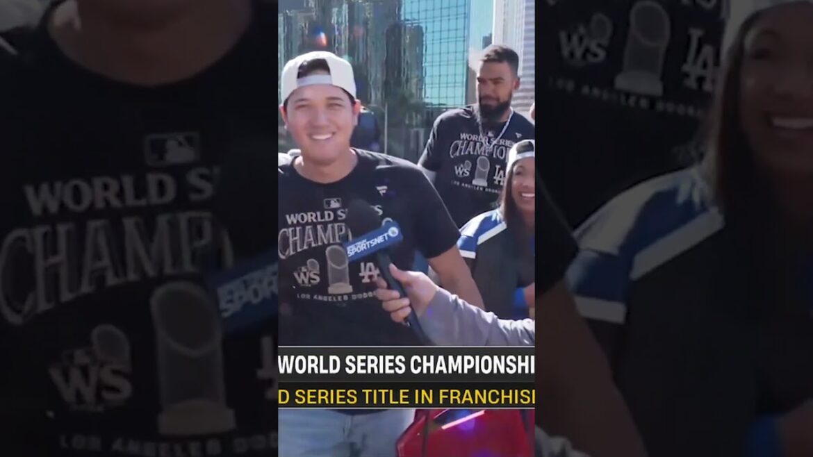 Shohei Ohtani n'enlèvera PAS sa chemise aujourd'hui 🤣