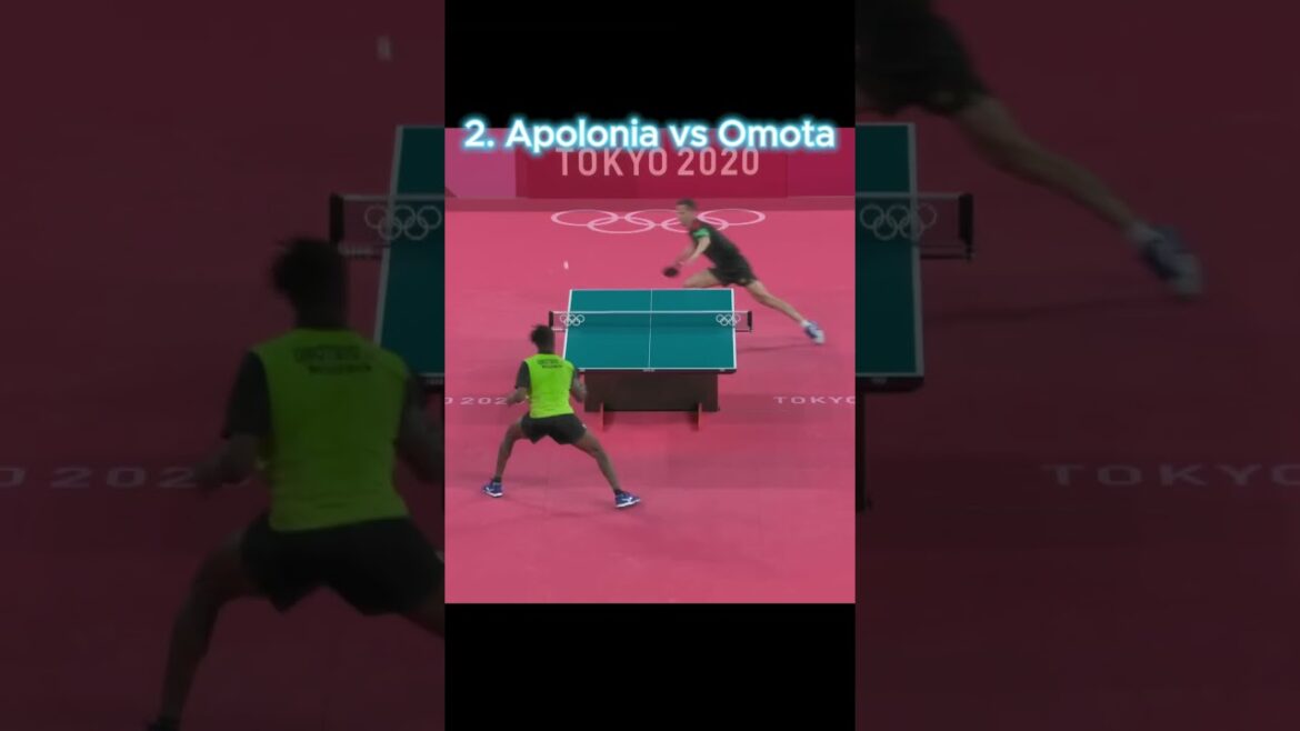 Top 5 des meilleurs points aux Jeux olympiques de Tokyo 2020 🏓😎