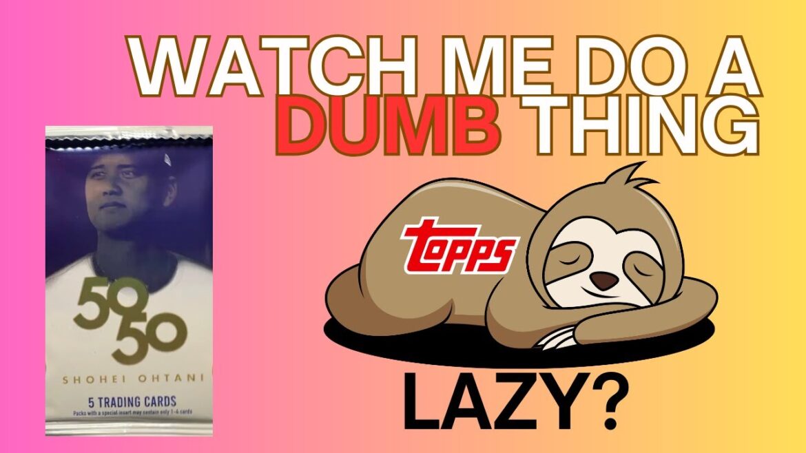 J'ai acheté un pack de l'ensemble Topps Shohei Ohtani 50/50 2024