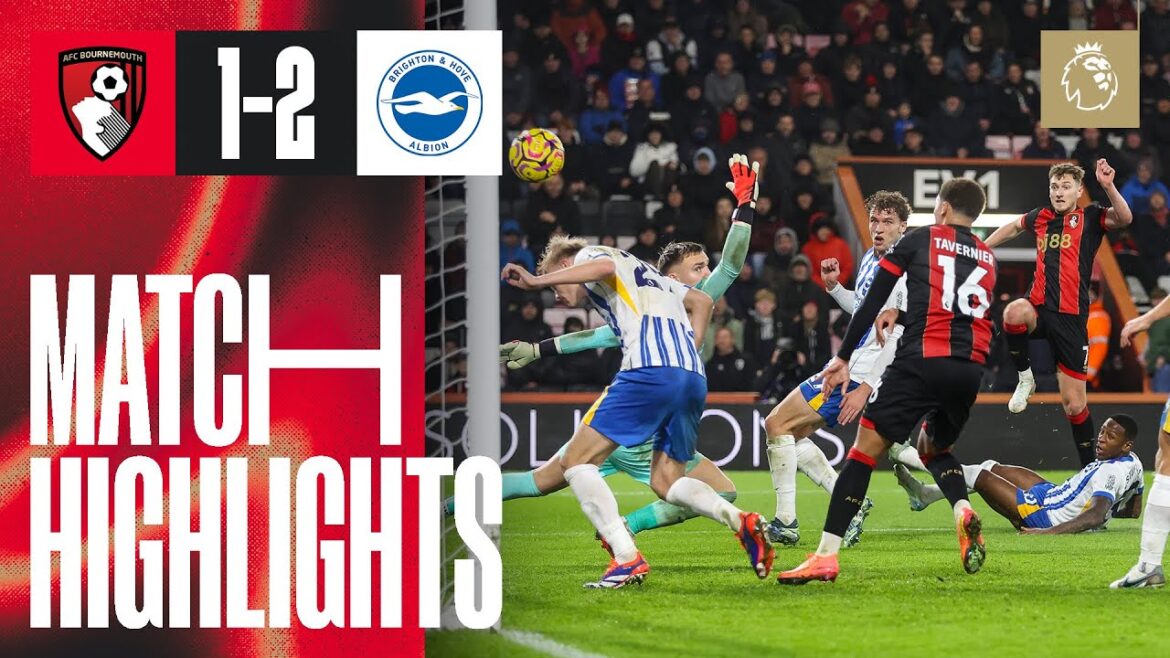 Le but de Brooks n’est pas suffisant contre les Seagulls à dix | AFC Bournemouth 1-2 Brighton