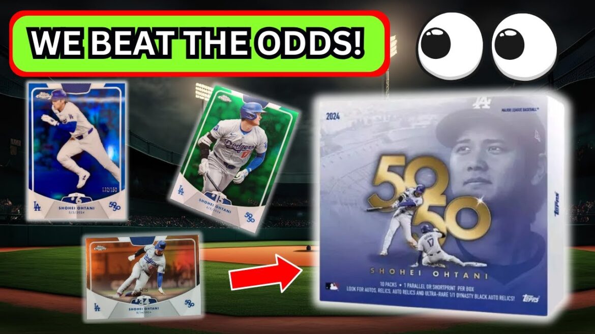 DES BANGERS ! Topps 50/50 2024 : revue de la boîte de 10 paquets de Shohei Ohtani !