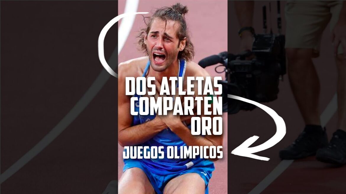Dos Atletas Deciden Compartir Medalla De Oro En Juegos Olímpicos #shorts