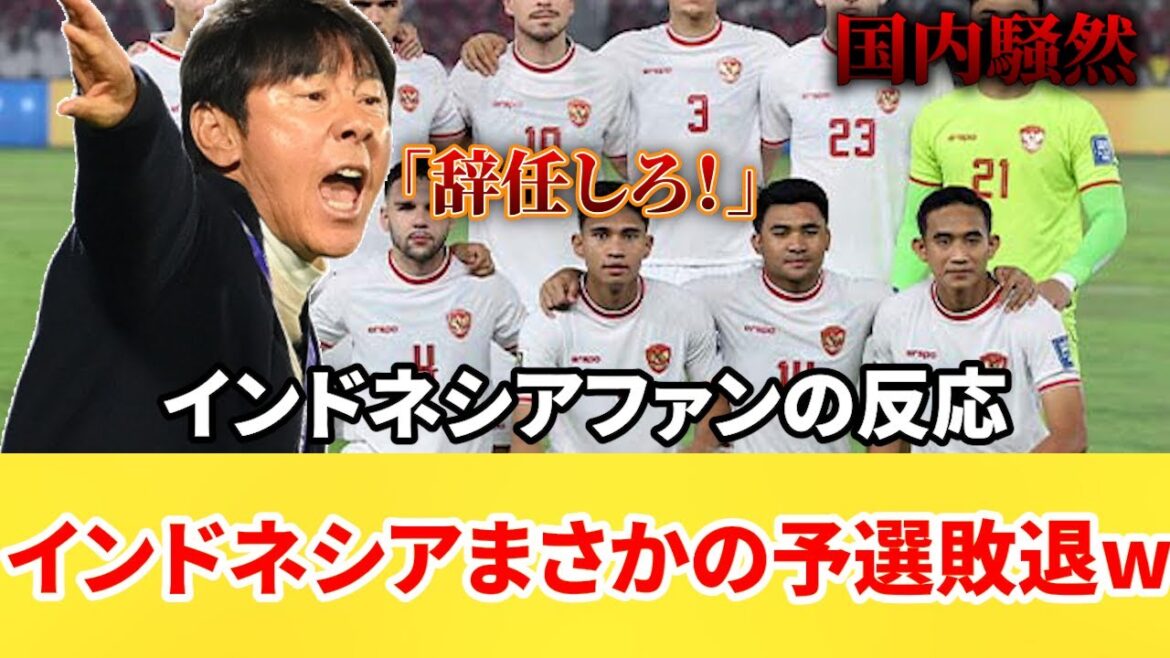 [Réaction à l'étranger]L'équipe nationale indonésienne de football perd de manière inattendue en qualifications mdr Perdue contre l'équipe nationale des Philippines