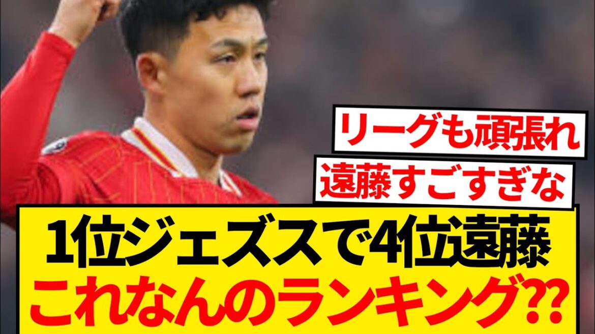 [Question]La 1ère place est Jésus et la 4ème place est Wataru Endo, de quel genre de classement s'agit-il ? ? wwwwww