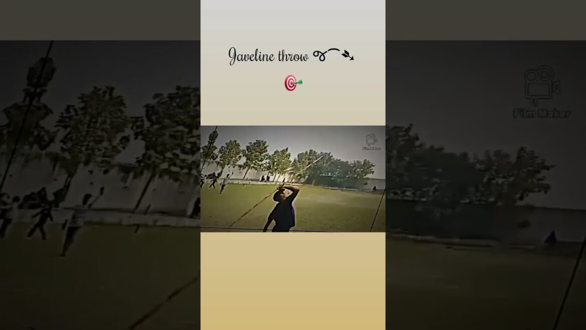 Lancer du javelot 🏸