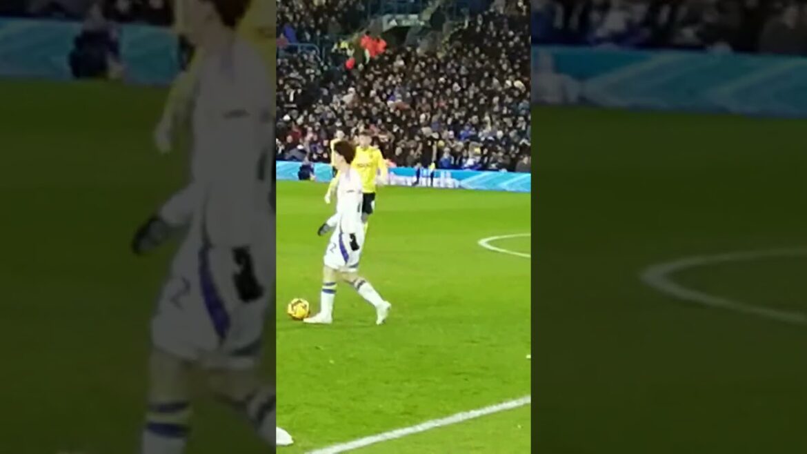 Leeds United Ao Tanaka à Elland Road contre Oxford United. Meilleure signature de l'été ? #leedsunited #mot