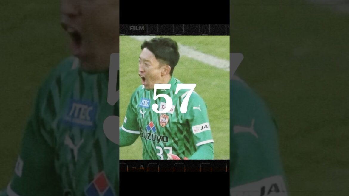 L'esprit combatif qui rugit sur le terrain, la divinité gardienne #Shimizu S-Pulse #soccer #j league #Shuichi Gonda #j2 league #football #jleague