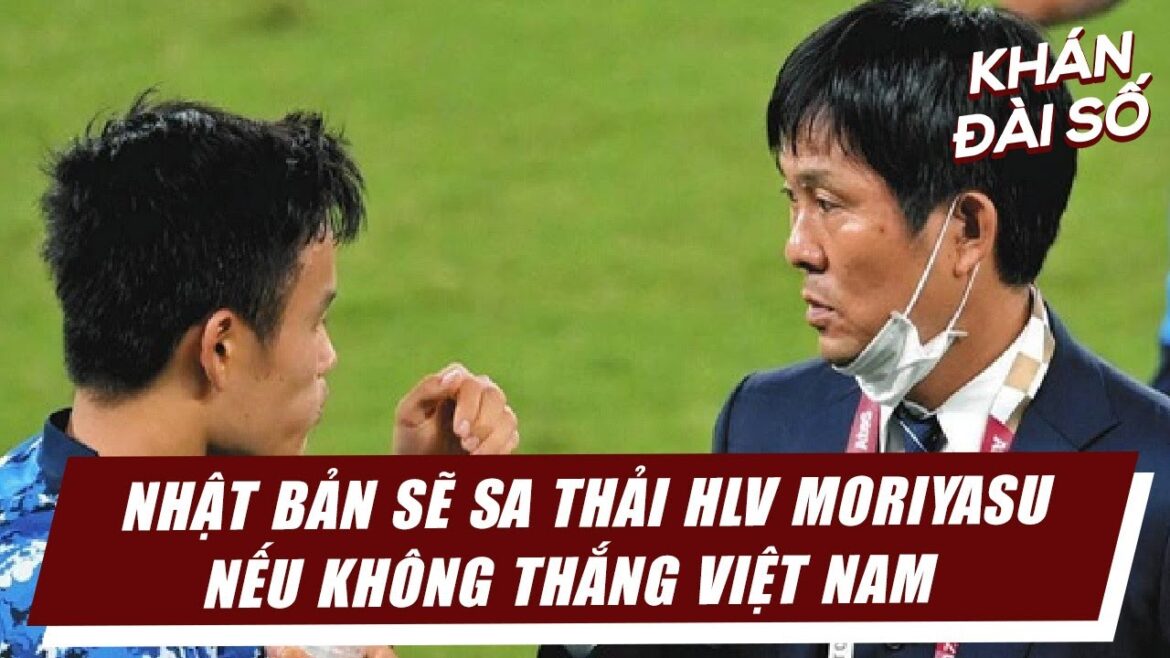Le Japon licenciera l'entraîneur Moriyasu s'il ne gagne pas contre l'équipe vietnamienne