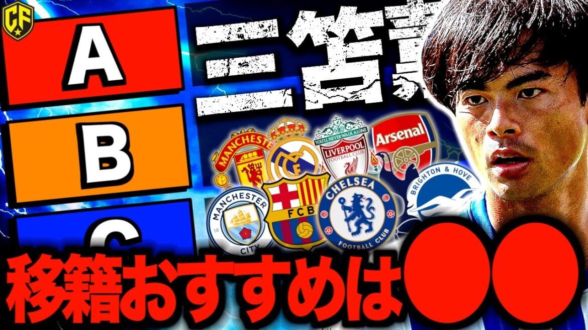 [Dernière chance]J'ai considéré la destination de transfert de Kaoru Mitoma ! Est-ce que ce sera la plus grande avancée dans ma carrière ?
