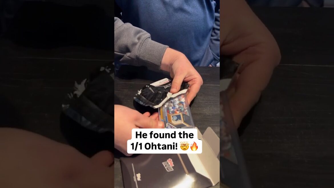 Il a trouvé la carte 1/1 SHOHEI OHTANI !!! 👀🔥