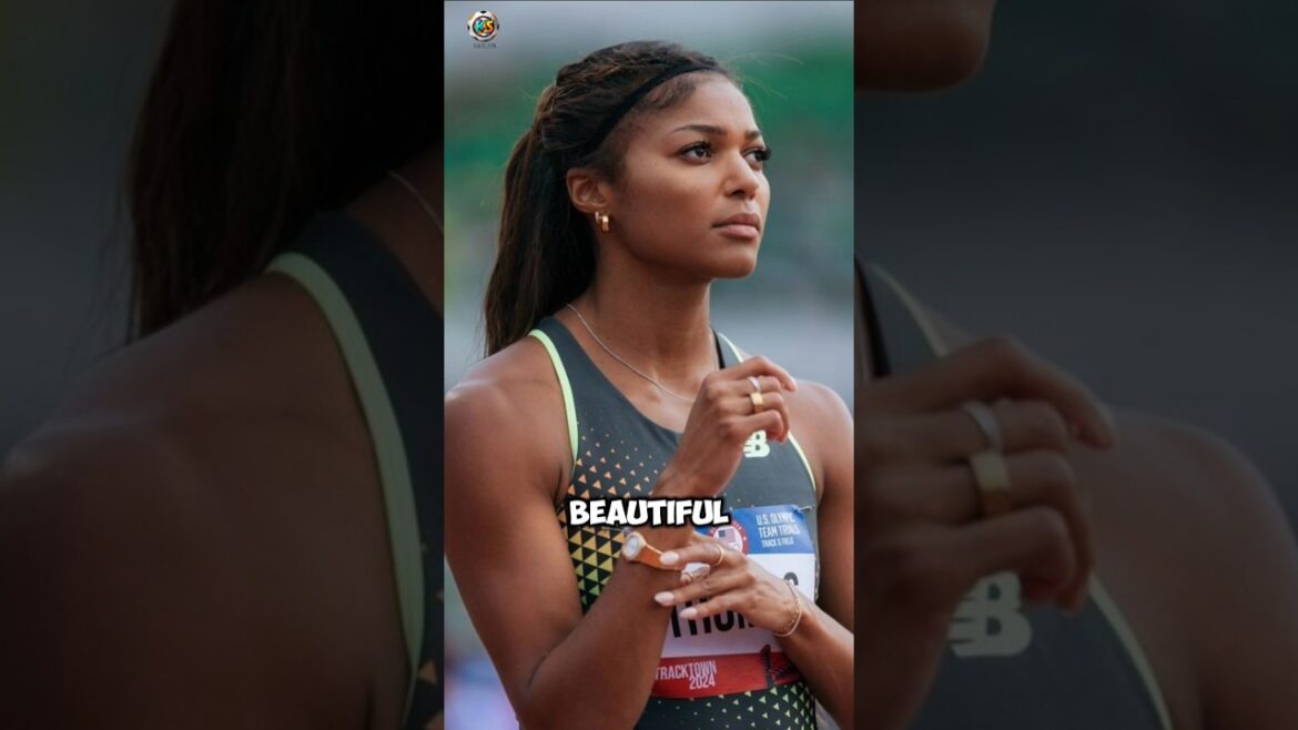 Qui est la belle Gabby Thomas ? #shorts #jeux olympiques #gabbythomas