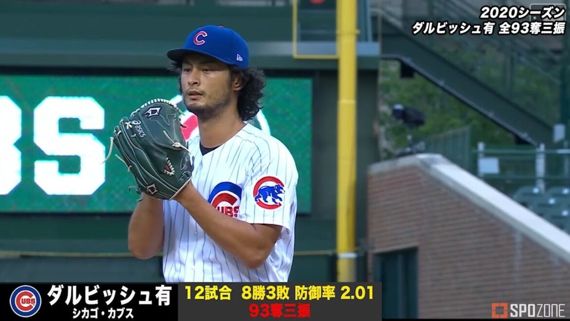 [MLB]Yu Darvish saison 2020 tous les retraits au bâton[SPOZONE]