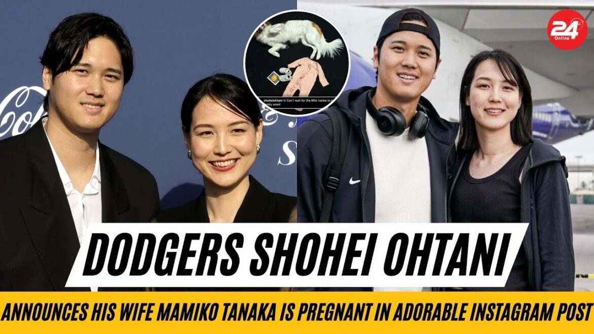 La star des LA Dodgers, Shohei Ohtani, annonce que sa femme Mamiko Tanaka est enceinte dans une adorable publication Instagram