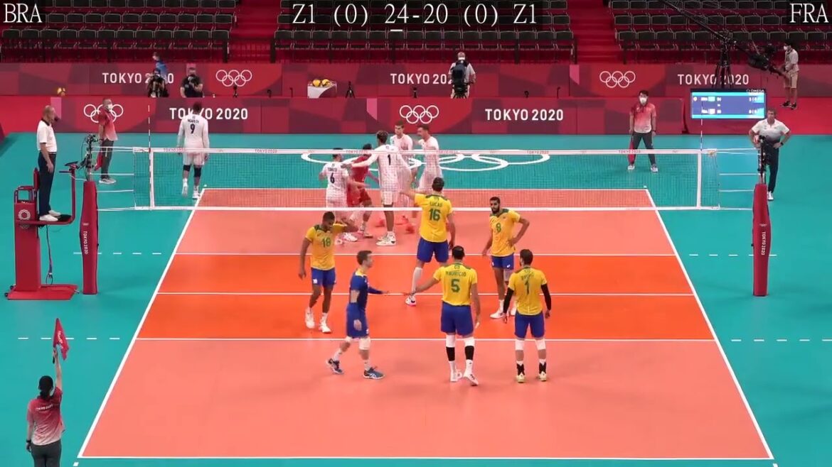 Volleyball Brésil – France Incroyable match complet des Jeux olympiques de Tokyo Volleyball Brésil - France Incroyable match complet des Jeux olympiques de Tokyo