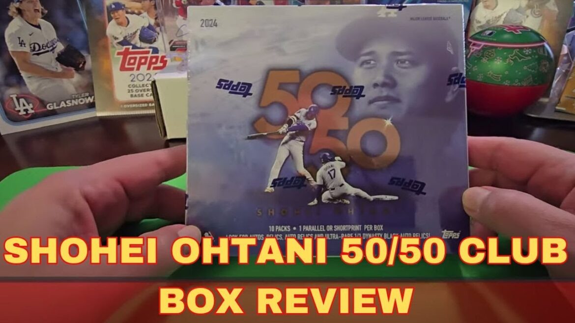 Ma boîte club Shohei Ohtani 50/50 est enfin arrivée et n'a pas déçu ! Voici ce qu'il y a à l'intérieur !