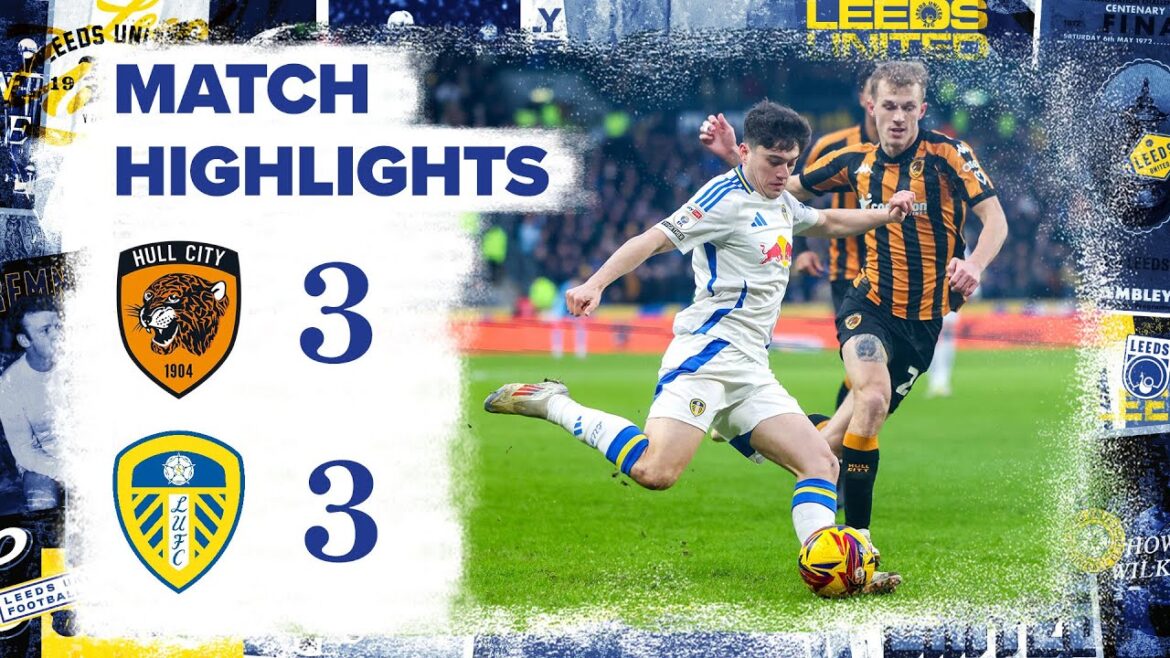 Faits saillants | Hull City 3-3 Leeds United | Ao Tanaka marque un but merveilleux