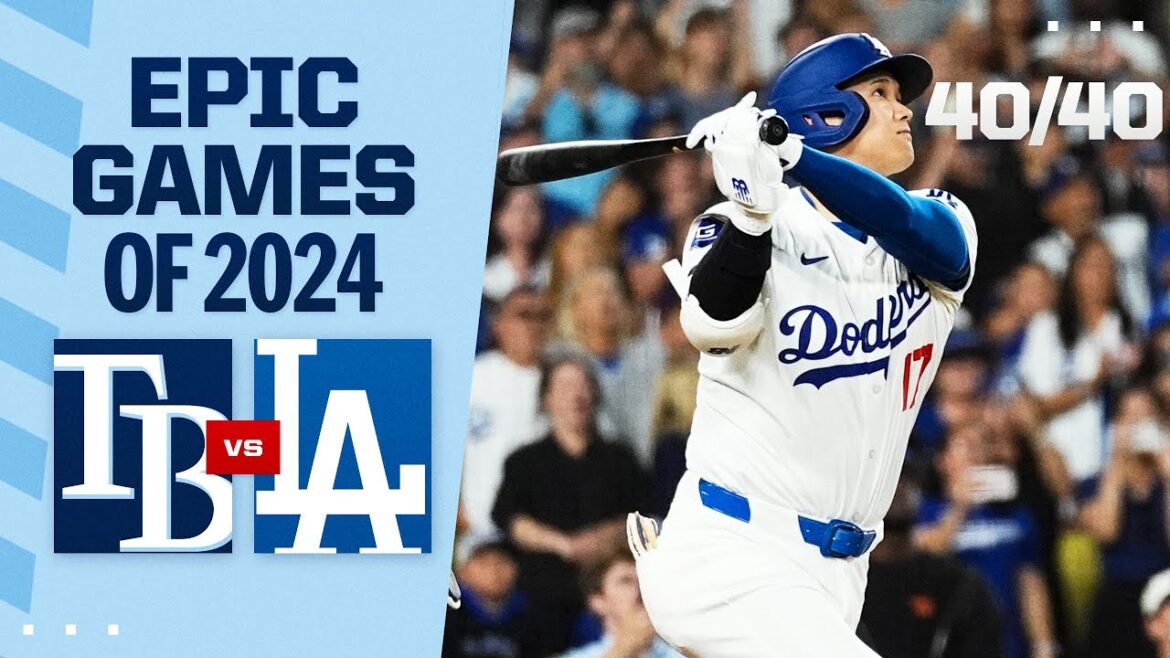 JEU COMPLET : Shohei Ohtani remporte le WALK-OFF GRAND SLAM pour passer 40/40 (Rays at Dodgers) |