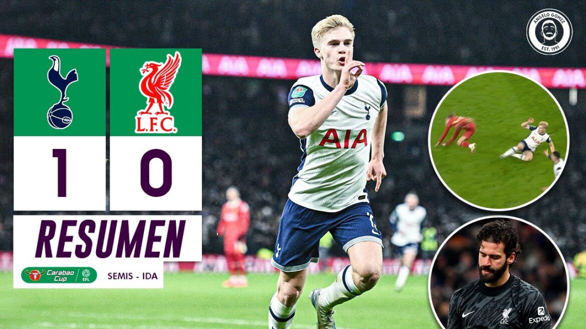 ❌ CHAPUZA à Londres et jouera REMONTADA dans ANFIELD | Résumé Tottenham 1-0 Liverpool | Coupe Carabap