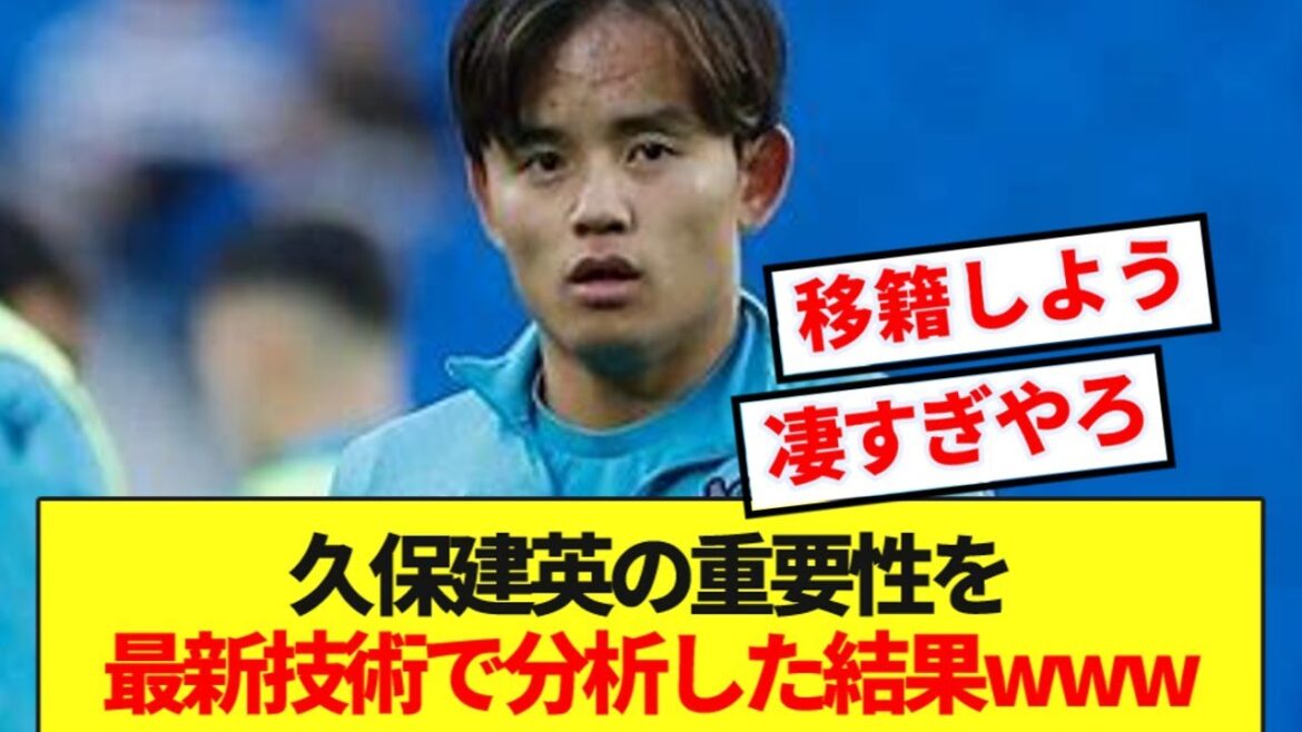 [Bug]Takefusa Kubo s'inspire de la Sociedad, et voici les données surprenantes générées par l'IA et le machine learning www