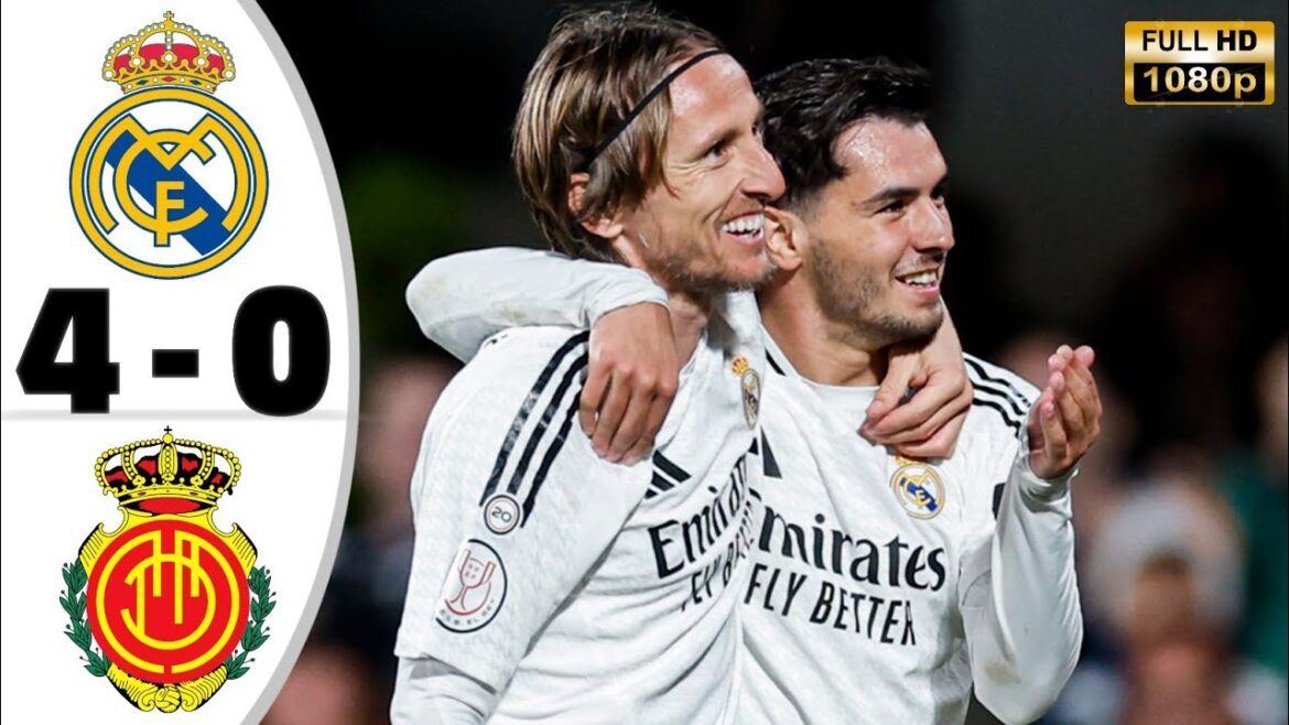 Real Madrid vs Majorque 4-0 • Faits saillants du Real Madrid et tous les buts 2025 • Résultats de football d'hier soir
