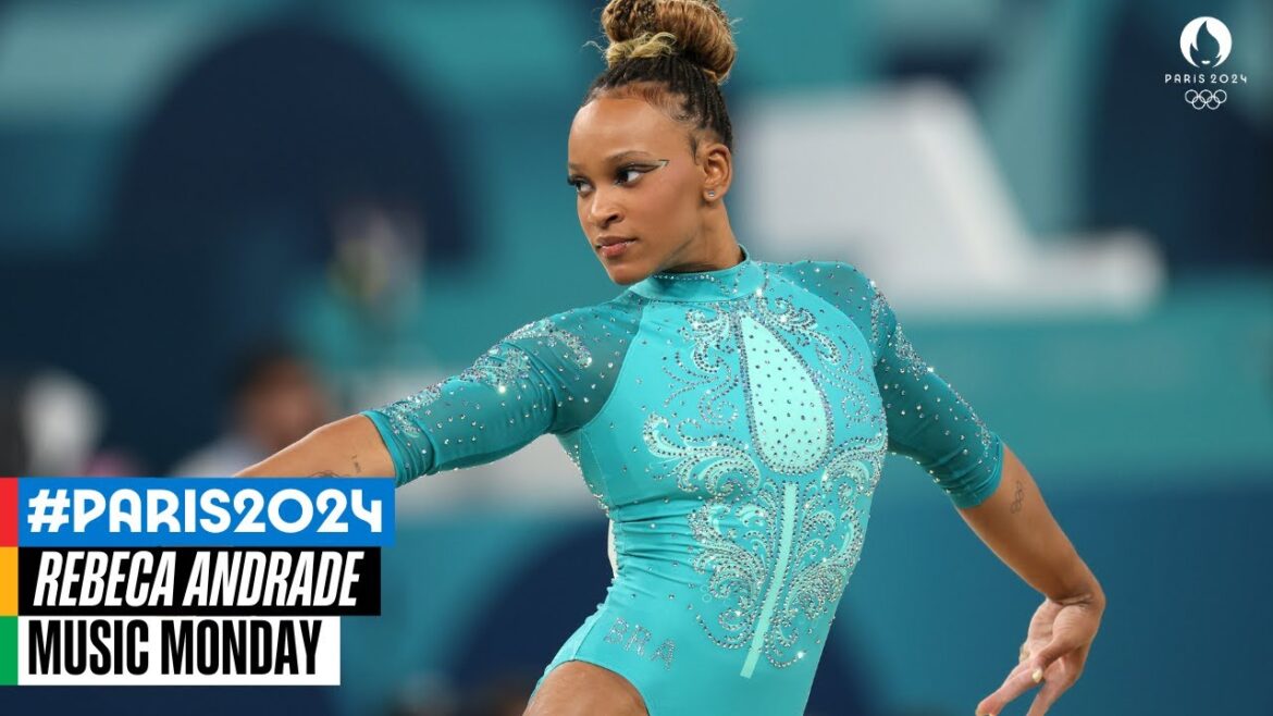 Rebeca Andrade's GOLD 🥇✨medal floor routine I Music Monday