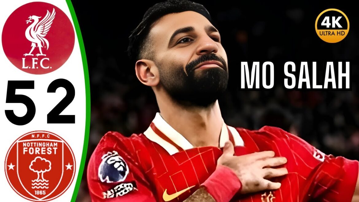 Liverpool vs Nottingham – 5 – 2 – tous les buts – faits saillants – Premier League anglaise