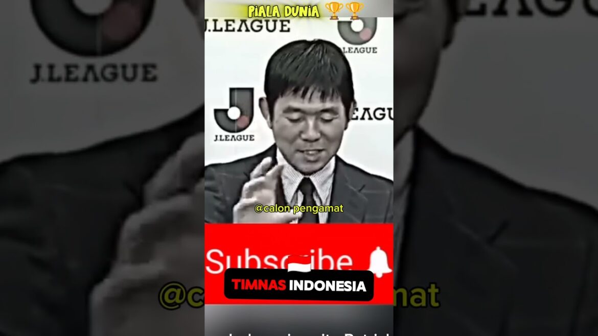 Hajime Moriyasu à propos du nouvel entraîneur de l'équipe nationale indonésienne #shorts #football