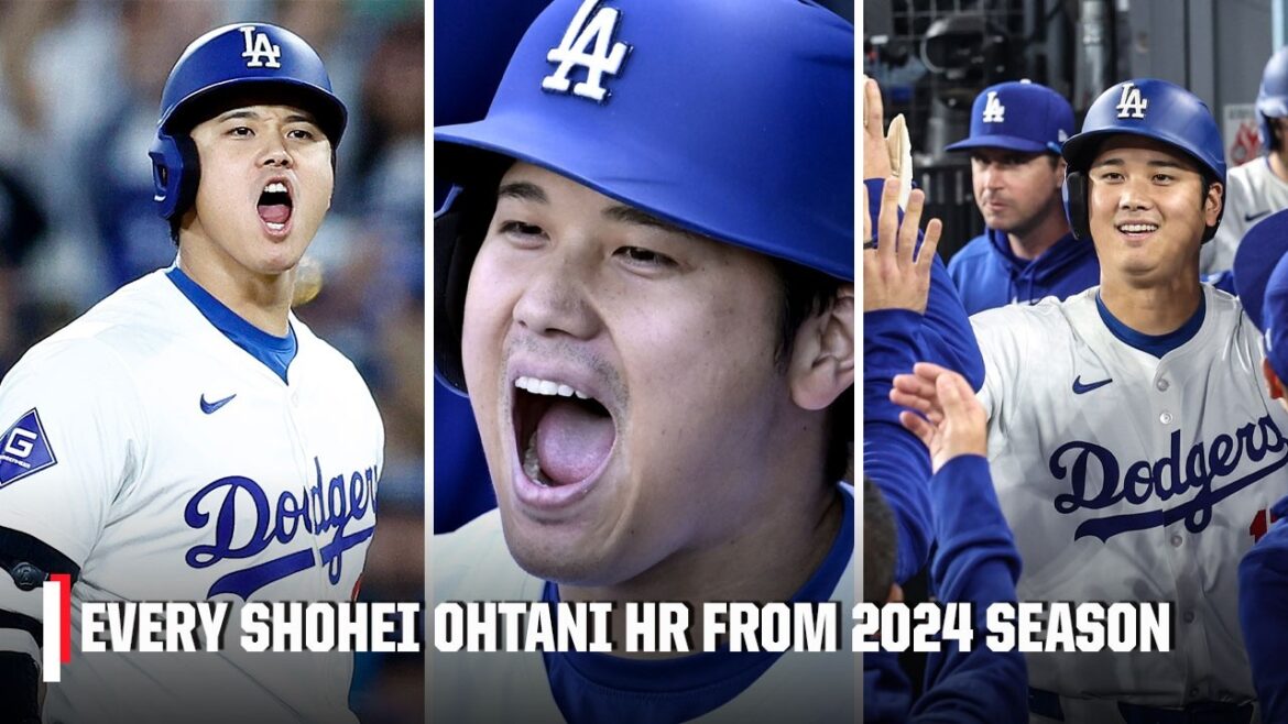 CHAQUE HOMER SHOHEI OHTANI DE LA SAISON RÉGULIÈRE MLB 2024 🔥 | ESPN MLB