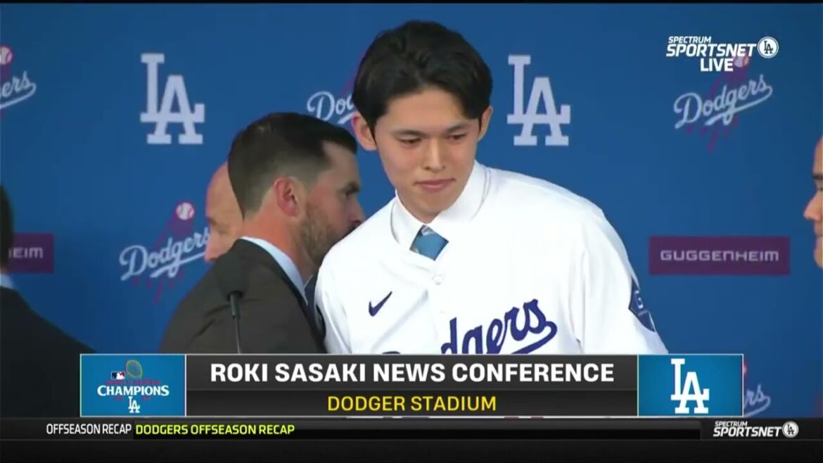 Roki Sasaki révèle pourquoi il a choisi des Dodgers, un rôle qu'Ohtani et Yamamoto ont joué, des objectifs personnels à LA!