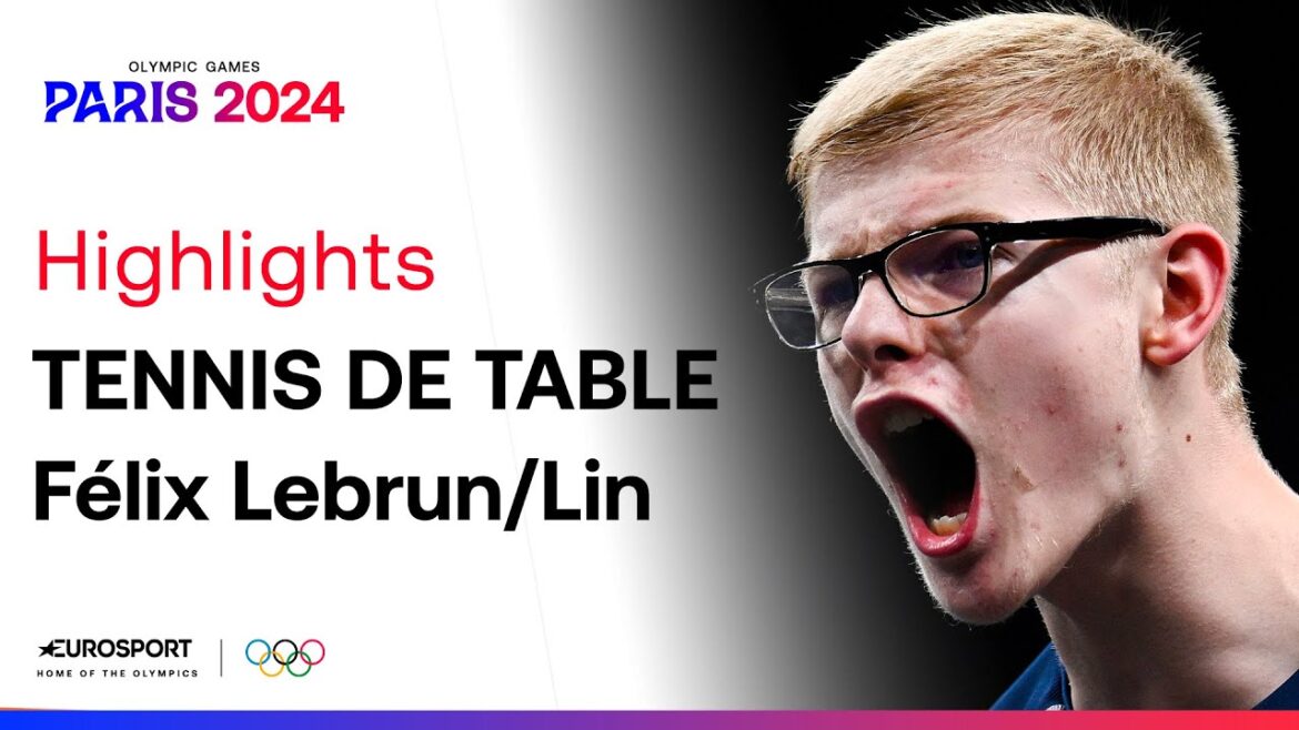 JO PARIS 2024 - Dans une arène en fusion, Félix Lebrun rejoint les demi-finales en tennis de table