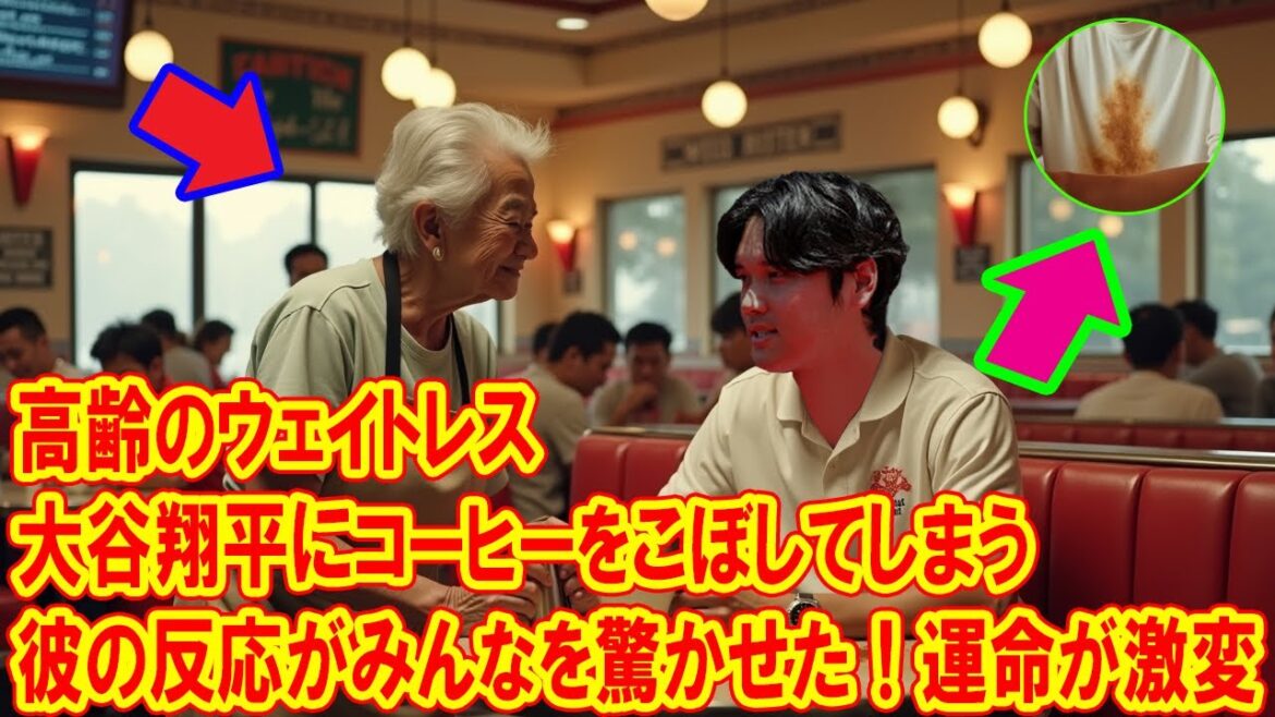 Une serveuse âgée renverse du café à Shohei Otani – Sa réaction a surpris tout le monde! Une serveuse âgée renverse du café à Shohei Otani - Sa réaction a surpris tout le monde!