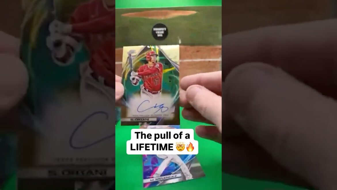 J'ai trouvé un autographe 1/1 Shohei Ohtani !! 🤯