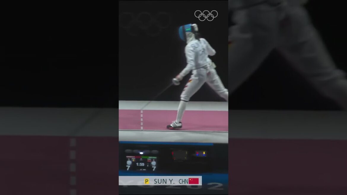 Épreuve de clôture épique: Sun Y. contre Am Popescu | Tokyo 2020 Olympics #EpicMoments #Fencing