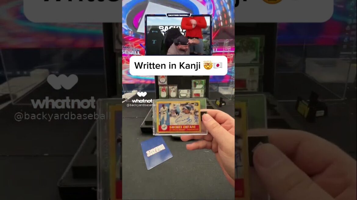 La plus grande carte de Shohei Ohtani dans le produit 😤 # shorts #mlb #baseball #shoheiohtani