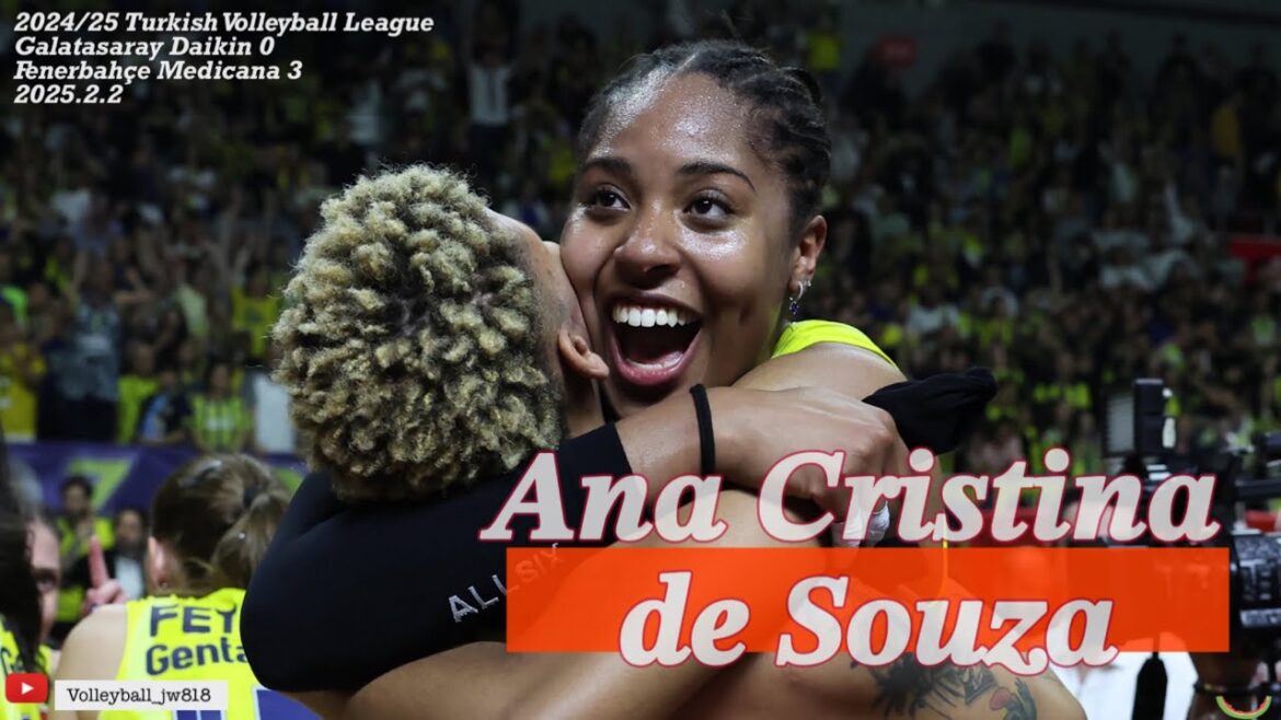 Main Cristina de Souza │ Galatasaray Daikin vs Fenerbahçe Medicana │Turkish Volleyball League 2024/25