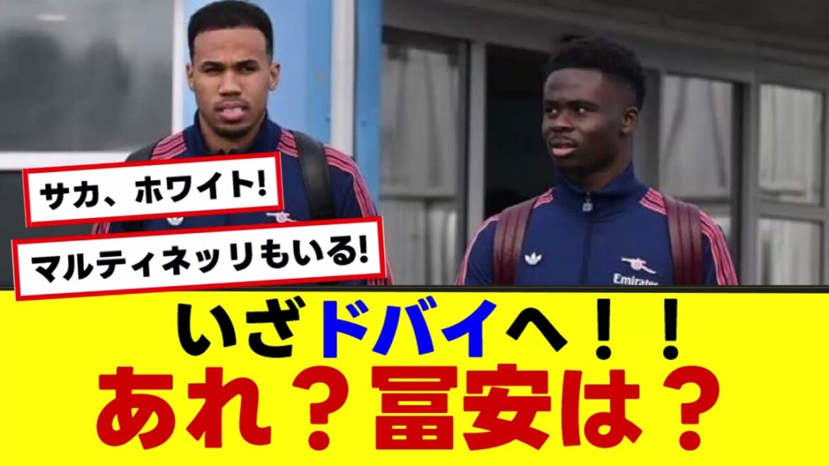 [Arsenal]Dirifions à Dubaï! Hein? Tomiyasu est-il là? ?