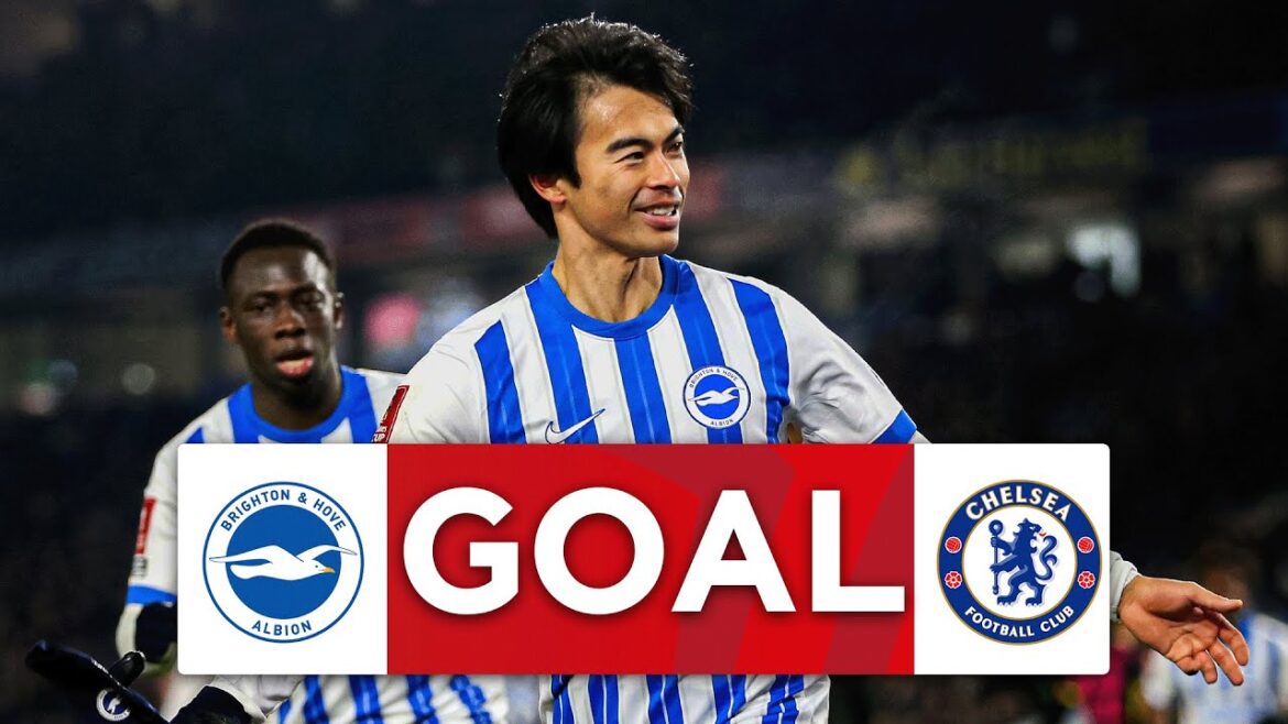 Objectif | Kaoru Mitoma | Brighton 2-1 Chelsea | Quatrième tour | Emirates FA Cup 24-25 Objectif | Kaoru Mitoma | Brighton 2-1 Chelsea | Quatrième tour | Emirates FA Cup 24-25