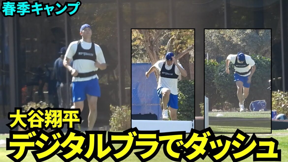 Tirez sur un soutien-gorge numérique! Otani Shohei fait sa propre formation![Images locales]Entraînement au printemps 9 février 2025